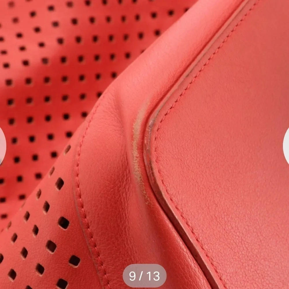 Louis Vuitton Pink Hobo Bag with Perforated Design